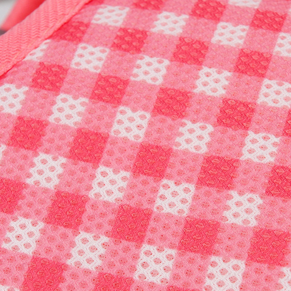 Checked Reflective Pet Harness with Leash – Breathable & Comfortable