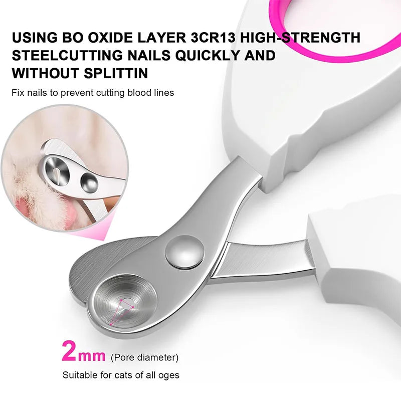 Pet Dog Cat Small Animal Nail Clipper, Suitable for Hamster Rabbit Hedgehog Chinchilla Guinea Pig Cats Paw Trimmer Grooming