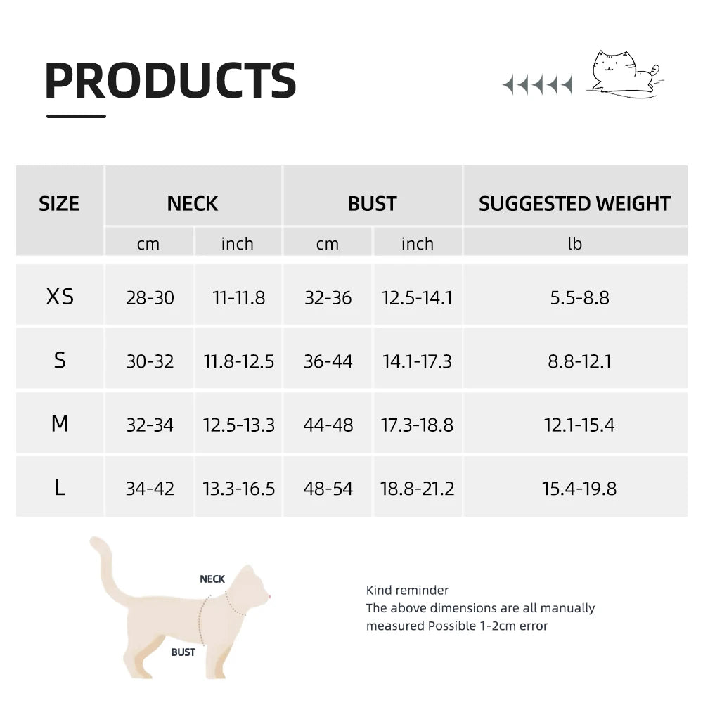 Checked Reflective Pet Harness with Leash – Breathable & Comfortable