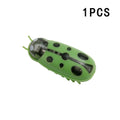 Pet interactive mini electric nano insect cat toy automatic obstacle avoidance and flipping toy battery driven Beetle toy