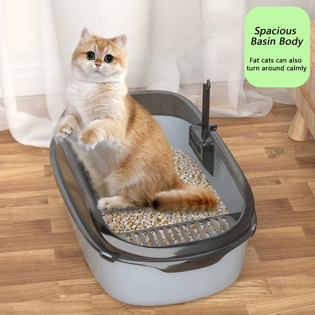 PurrClean Semi-Enclosed Litter Box