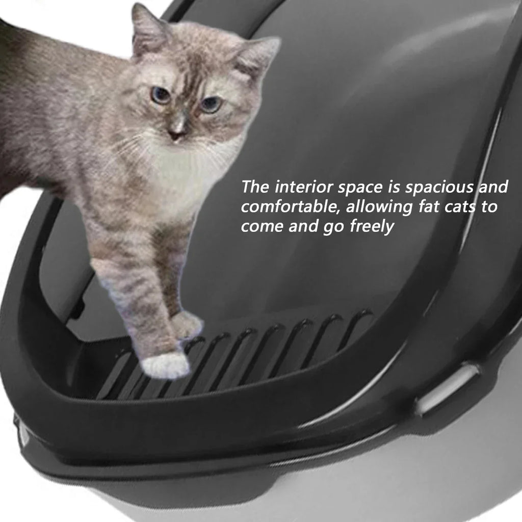 PurrClean Semi-Enclosed Litter Box
